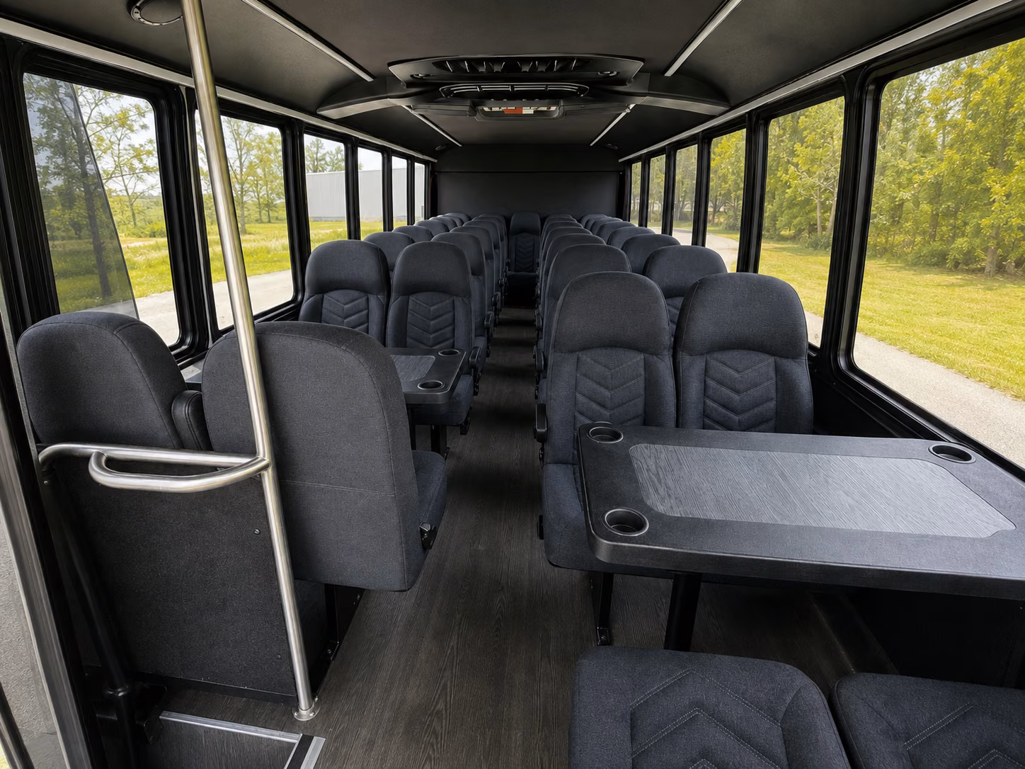middletown 18 passenger minibus inside