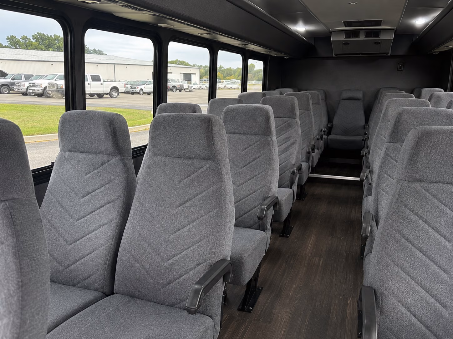 middletown 20 passenger minibus interior