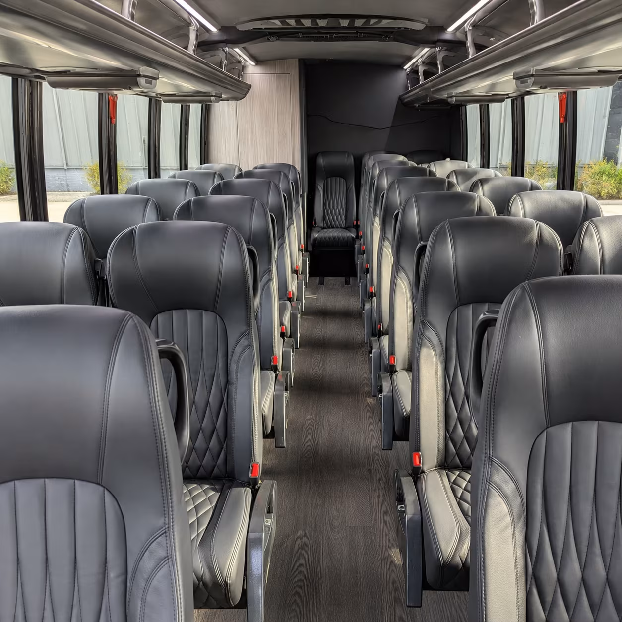 middletown 25 passenger minibus inside