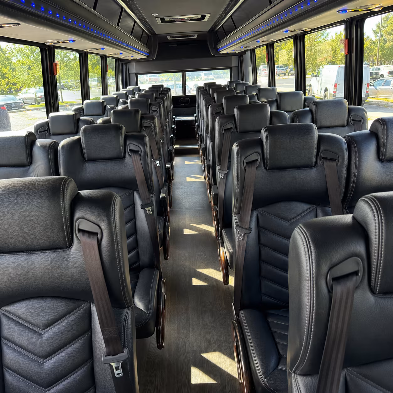middletown 30 passenger minibus inside