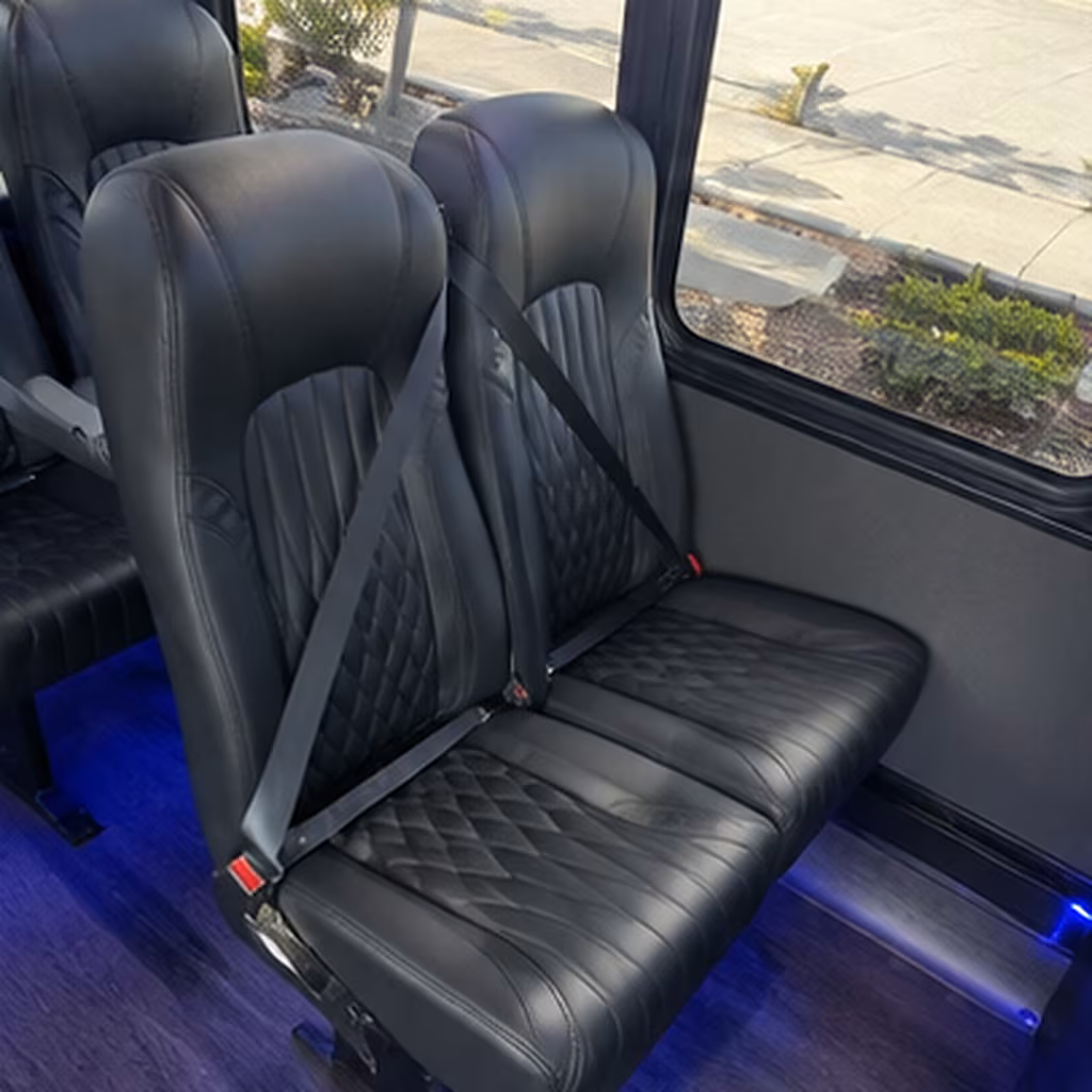 middletown 35 passenger minibus inside