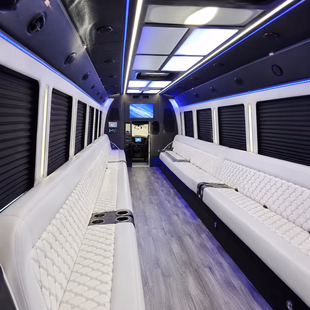 middletown party bus rental interior