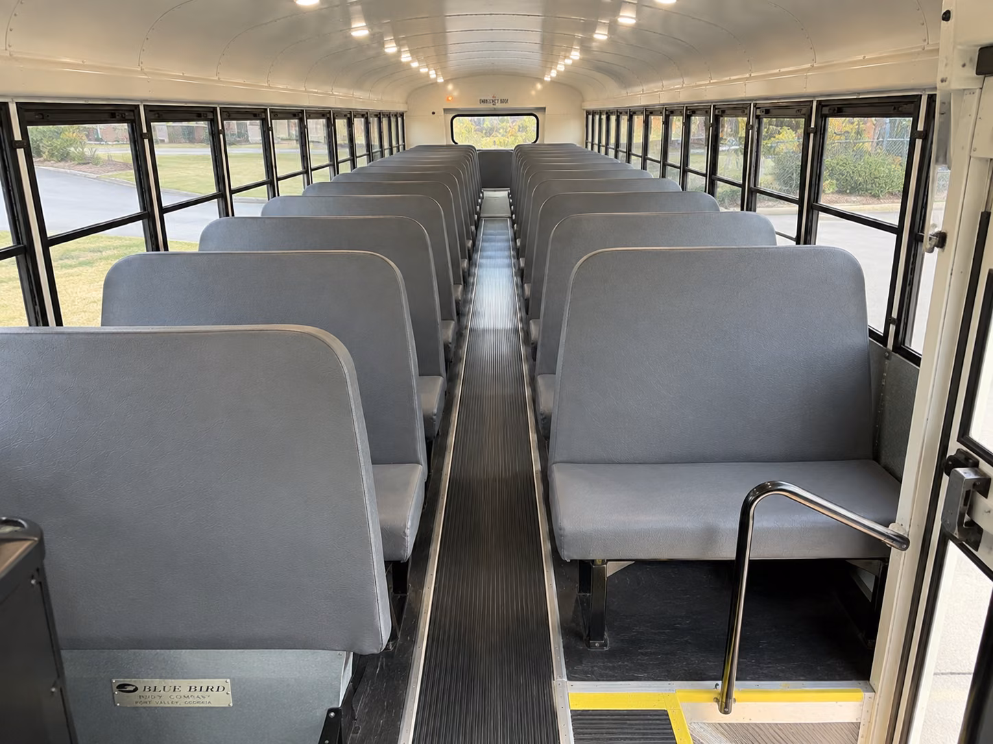 middletown school bus inside