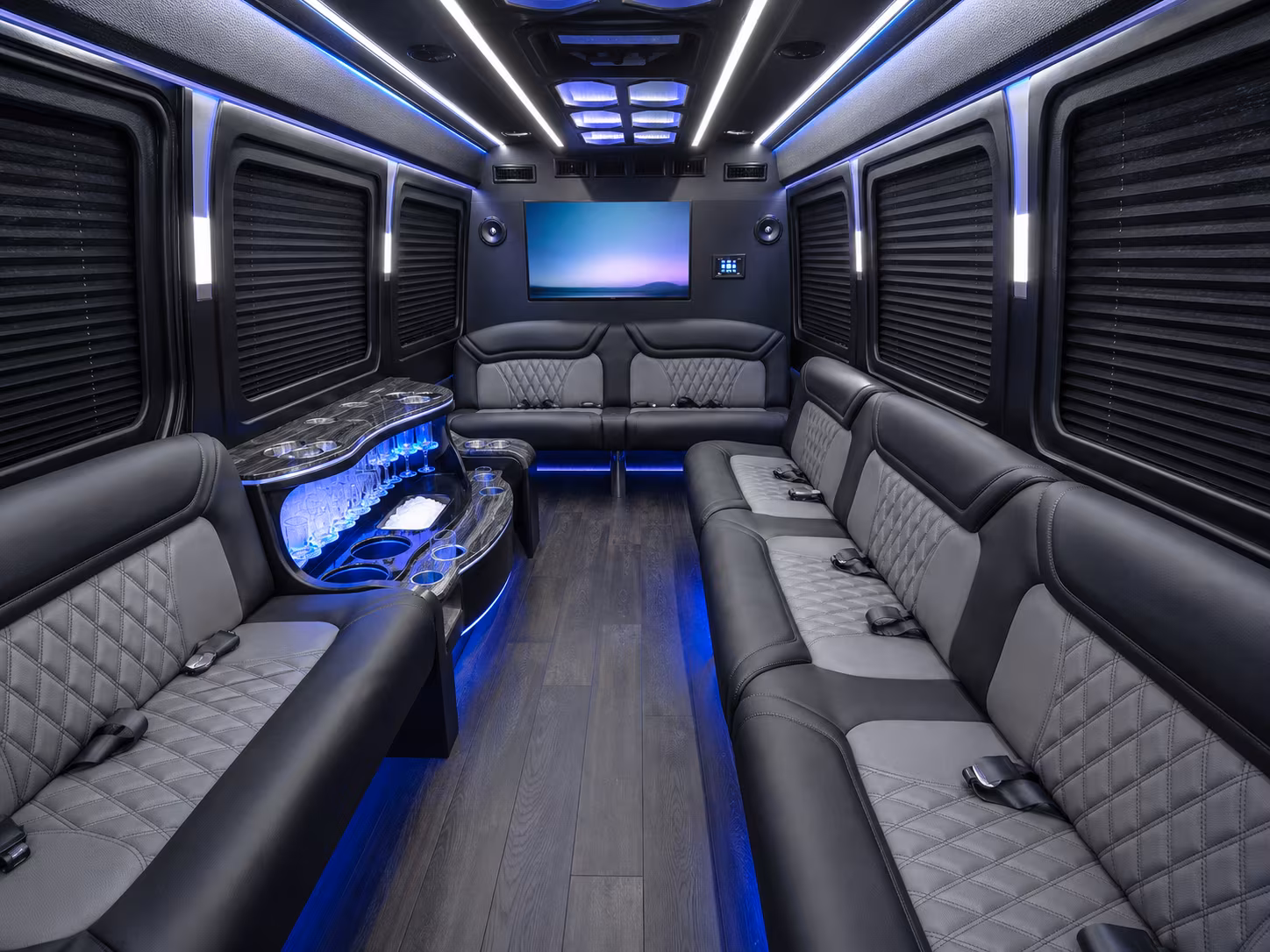 middletown sprinter limousine interior